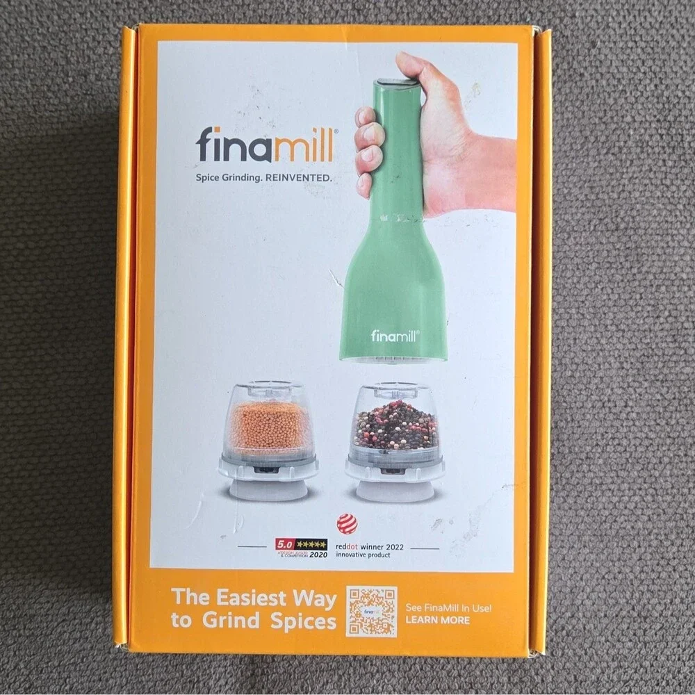 FinaMill Electric Spice Grinder - Sage Green